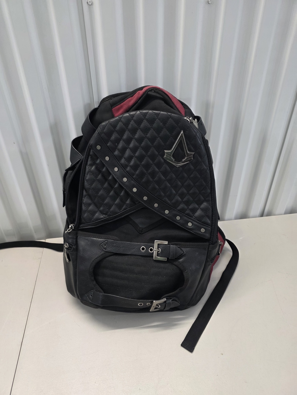 Bioware Assassin's Creed Syndicate Deluxe Suit Up Backpack Black Red Pleather